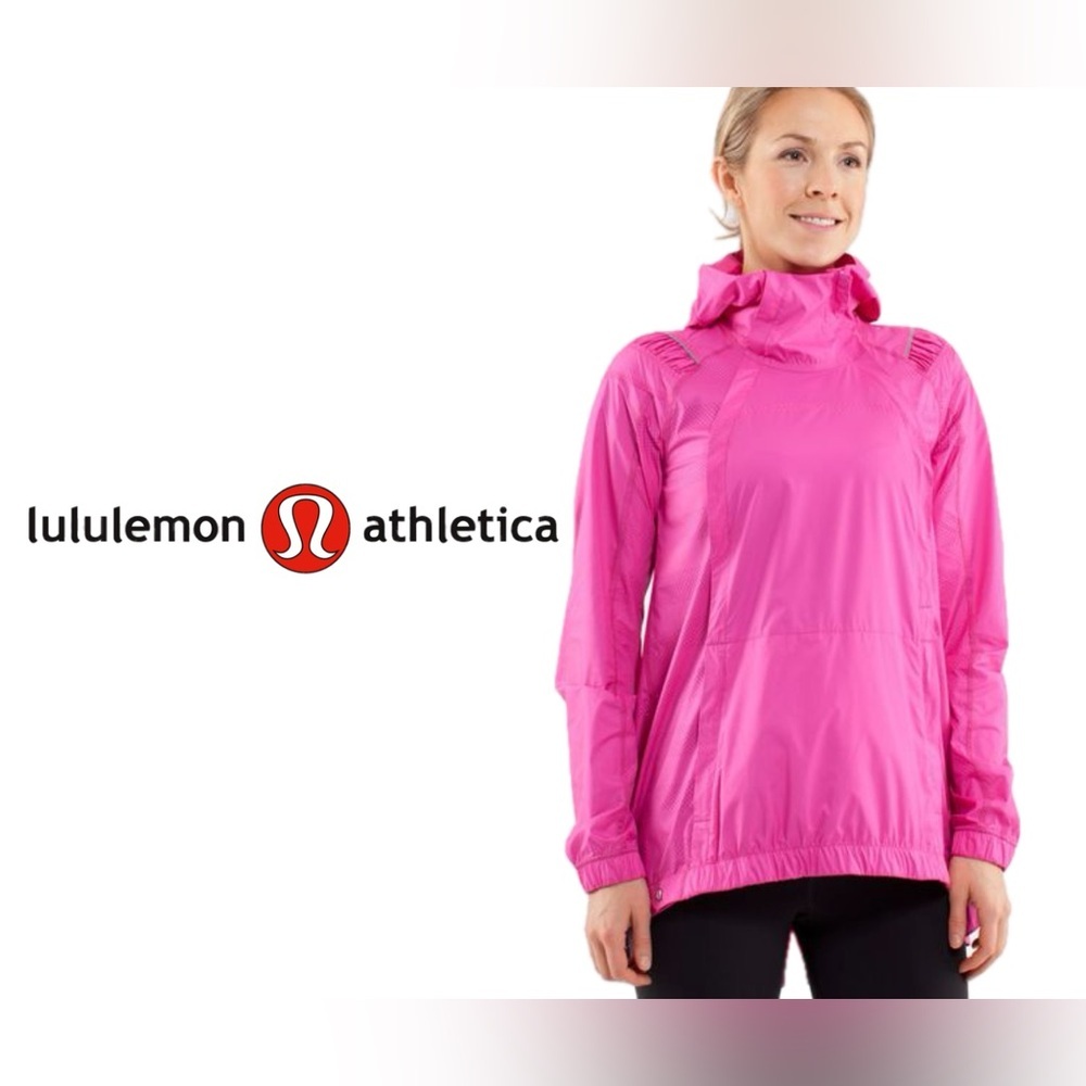 RARE Vintage Lululemon Pack and Go Pullover Paris Pink Size 6